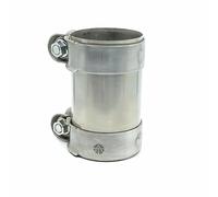 ATO CarConcept morsetto doppio morsetto di scarico in acciaio inossidabile connettore tubo di scarico 45 48 50 55 60 65 70 76mm (diametro 76mm / lunghezza 125mm)