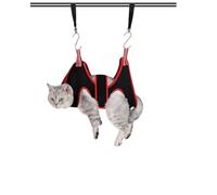 ATO-DJCX Imbracatura per toelettatura gatti per cani di piccola taglia, amaca per animali domestici, imbracatura per toelettatura cani per tagliare unghie e orecchie/cura degli occhi (taglia XS, 16,5