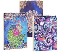 Atoke Confezione da 3 libri da colorare per adulti, motivi floreali, mandala e animali per il relax degli adulti, libri da colorare per donne per rilassarsi, ansia e depressione