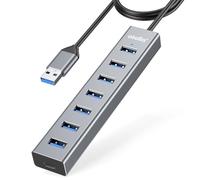 atolla Hub USB 3.0 a 7 porte, adattatore multiporta USB con cavo da 100 cm
