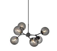 Atom Lampadario Large Smoke/ Nero