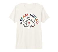Atom Steam Squad - Fanatico di Scienza, Tecnologia, ingegneria, Arte e Matematica Maglietta Premium