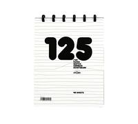 ATOMA Sketch Book - Blocco da disegno, formato A5, 125 g/m2, 40 fogli