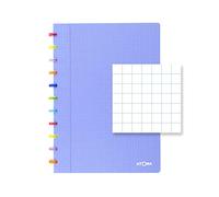 ATOMA Taccuino System Tutti Frutti - A4 - Blu - A quadretti 5 mm