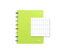 ATOMA Tutti Frutti - Quaderno A5 - Verde - A quadretti 4 x 8 mm