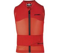 ATOMIC AN5205022M Live Shield Vest JR, Gilet di Protezione da Sci per Bambini, Taglia M, Rosso
