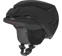 ATOMIC BACKLAND Casco da sci leggero e sicuro, massimo assorbimento degli urti, ventilazione Active Aircon, cuscinetti auricolari 3D + sistema Fit a 360°, per teste da 59-63 cm, nero, taglia L