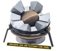 Atomic Bomb Nuke Plutonium Sphere Modello interno, lente esplosiva | Oppenheimer, kit di montaggio 3D per adulti di fisica nucleare storica, scienza per adulti da collezione per i fan della