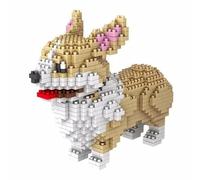 Atomic Building Cane Welsh Corgi (Pembroke). Figura da costruire con nano mattoncini. 950 pezzi.