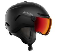 Atomic Savor Visor Stereo, casco da sci con visiera, nero 55-59 Black