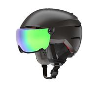 Atomic - Casco da sci - Savor Amid Visor Hd Black in Pelle - Taglia 63-65 cm - Nero