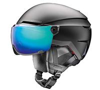 Atomic - Savor AMID Visor HD - Casco da sci 55-59 cm nero/grigio/verde