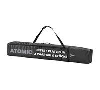 Double Ski Bag Black Grey