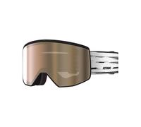 Atomic - Maschera da sci fotocromatica - Four Pro L HD Photo Maverick in Pelle - Bianco