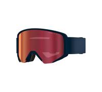 Atomic - Maschera da sci fotocromatica - Savor L Photo Deep Ocean in Pelle - Blu