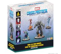 Atomic Mass Games | Marvel Crisis Protocol Iron Lad, Iron Monger, Kang The Conqueror And Rescue | Character Pack | 2-4 Giocatori | 40-80 Minuti