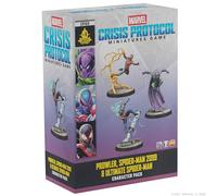 Atomic Mass Games | Marvel Crisis Protocol Prowler, Spider-Man 2099 & Ultimate Spider-Man Character Pack | Miniature Game Expansion, Compatible With Marvel Crisis Protocol | 2 Players | 90 Minutes