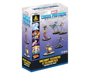 Atomic Mass Games | Marvel: Crisis Protocol Uncanny Telepaths & Telekinetics | Espansione Personaggi, Cinque Miniature Dettagliate, Tattiche Psichiche Mutanti, Età 14+ | 2 Giocatori | 90 Minuti