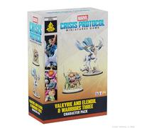 Atomic Mass Games | Marvel Crisis Protocol Valkyrie And Warriors Three | Character Pack Per Gioco Di Miniature, Eroi Asgardiani, Valkyrie A Cavallo, Team Tactic Cards | 2 Giocatori | 90 Minuti