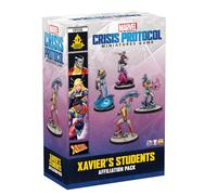 Atomic Mass Games | Marvel Crisis Protocol Xavier Students Affiliation Pack | Giochi Di Miniature, 4 Eroi X Men, Character Stat Cards, Team Tactic Cards | 2 Giocatori | 90 Minuti