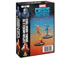 Atomic Mass Games Mcp: E La Figura Originale Capitan America Torcia Umana