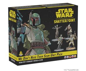 ATOMIC MASS GAMES | Star Wars Shatterpoint We Don’t Need Their Scum Unit Pack | Miniatures Expansion For Star Wars Shatterpoint Miniatures Game | 2 Players | 90 Minutes