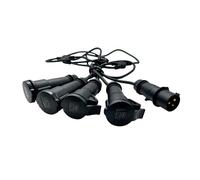 ATOMIC PRO CAVO SPLITTER MOLTIPLICATORE DA SPINA CEE MONOFASE 16A 3P A 4 PRESE