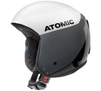Atomic, Casco da sci da gara, Da uomo/donna, Conforme alle norme di sicurezza, Tecnologia AMID, Norme FIS, Redster WC AMID, Taglia XS, Circonferenza della testa 53,5-54,5 cm, Bianco/Nero, AN5005428XS