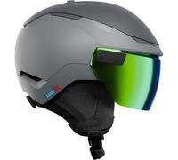 Atomic Revent GT Amid Visor HD, casco da sci con visiera, grigio 51-55cm Limestone