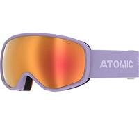 Atomic Revent HD Maschera da sci e snowboard con colori ad alto contrasto, lenti a specchio, montatura Live Fit e doppia lente, lavanda