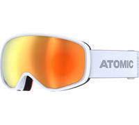 Atomic REVENT STEREO Maschera da sci e snowboard con lenti a specchio anti-riverbero, montatura Live Fit e doppia lente, di colore grigio chiaro