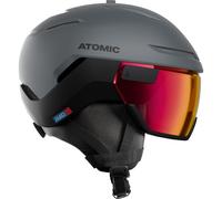 Atomic Savor GT Amid Visor Photo, casco da sci con visiera, grigio 59-63 Slate