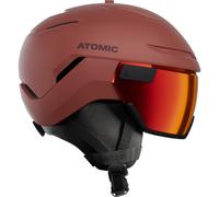 Atomic Savor GT Visor Stereo, casco da sci con visiera, rosso 59-63 Redwod