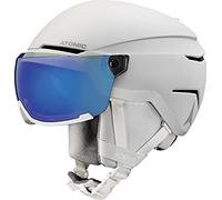 ATOMIC Savor Visor Stereo Casco da Sci con Visiera, Massimo Assorbimento degli Urti, Sistema di Ventilazione Active Aircon, Rivestimento a Specchio per Una Visione nitida