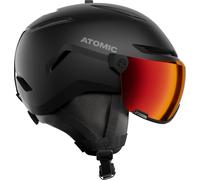Atomic Savor Visor Stereo, casco da sci con visiera, nero 51-55 Black