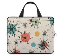 Atomic Stars - Custodia protettiva per computer portatile da 12 pollici, motivo retrò, per viaggi d'affari o tablet