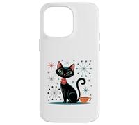 Atomic Stars Kitschy MCM - Tazza da caffè con gatto retrò Custodia per iPhone 14 Pro Max