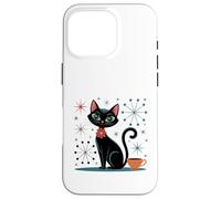 Atomic Stars Kitschy MCM - Tazza da caffè con gatto retrò Custodia per iPhone 16 Pro