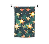 Atomic Stars Retro Stampa Stampa Giardino Cortile Vacanze Festa Matrimonio Decorazione Esterna Portico Casa Fattoria Stagionale Outdoor Bandiera