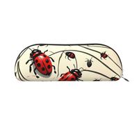 Atomic Stars Retro Stampa Stampa Sacchetto di Ricevere Sacchetto di Trucco Borse Cosmetici Borse Viaggio di Stoccaggio Sacchetto di Toilette Ricevi Borse Astuccio Matita Astuccio, Coccinella d'arte