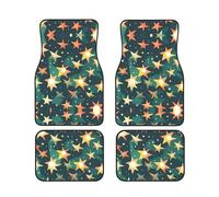 Atomic Stars - Set di 4 tappetini per auto, impermeabili, antiscivolo, per auto, camion, SUV, furgoni
