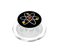 Atomic Symbol Molecola con gli scienziati del cuore STEM insegnanti PopSockets PopGrip per MagSafe