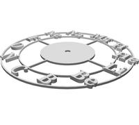 Atomic Wall Clock Contemporary Design - Battery Operated Home Decor Display