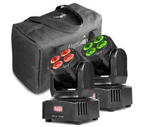 Atomic4DJ - NanoWash coppia di teste mobili 4x10W con borsa