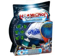 Atomicron Esercito del Carbonio con Paracadute Giochi Preziosi Verde Blu