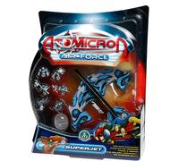 Atomicron Esercito del Mercurio con Aereo Giochi Preziosi Grigio Blu Giocattolo