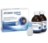 Tred Atomix Wave Dispositivo Per Igiene Rinofaringea Atomix Soluzione Salina 250 Ml 2 Pezzi + Terminale Nasale + Erogatore A Sof