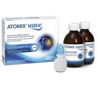 Tred Atomix Wave Dispositivo Per Igiene Rinofaringea Atomix Soluzione Salina 250 Ml 2 Pezzi + Terminale Nasale + Erogatore A Sof