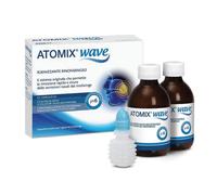 Tred Atomix Wave Dispositivo Per Igiene Rinofaringea Atomix Soluzione Salina 250 Ml 2 Pezzi + Terminale Nasale + Erogatore A Sof