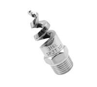 Atomizing Nozzle Acciaio inossidabile a spirale Cono Anti-Clog Maschio | Garden Sprinkler Atomizing Nozzle for Indoor Outdoor Yard Lawn Industrial Washing Fire Proof Watering